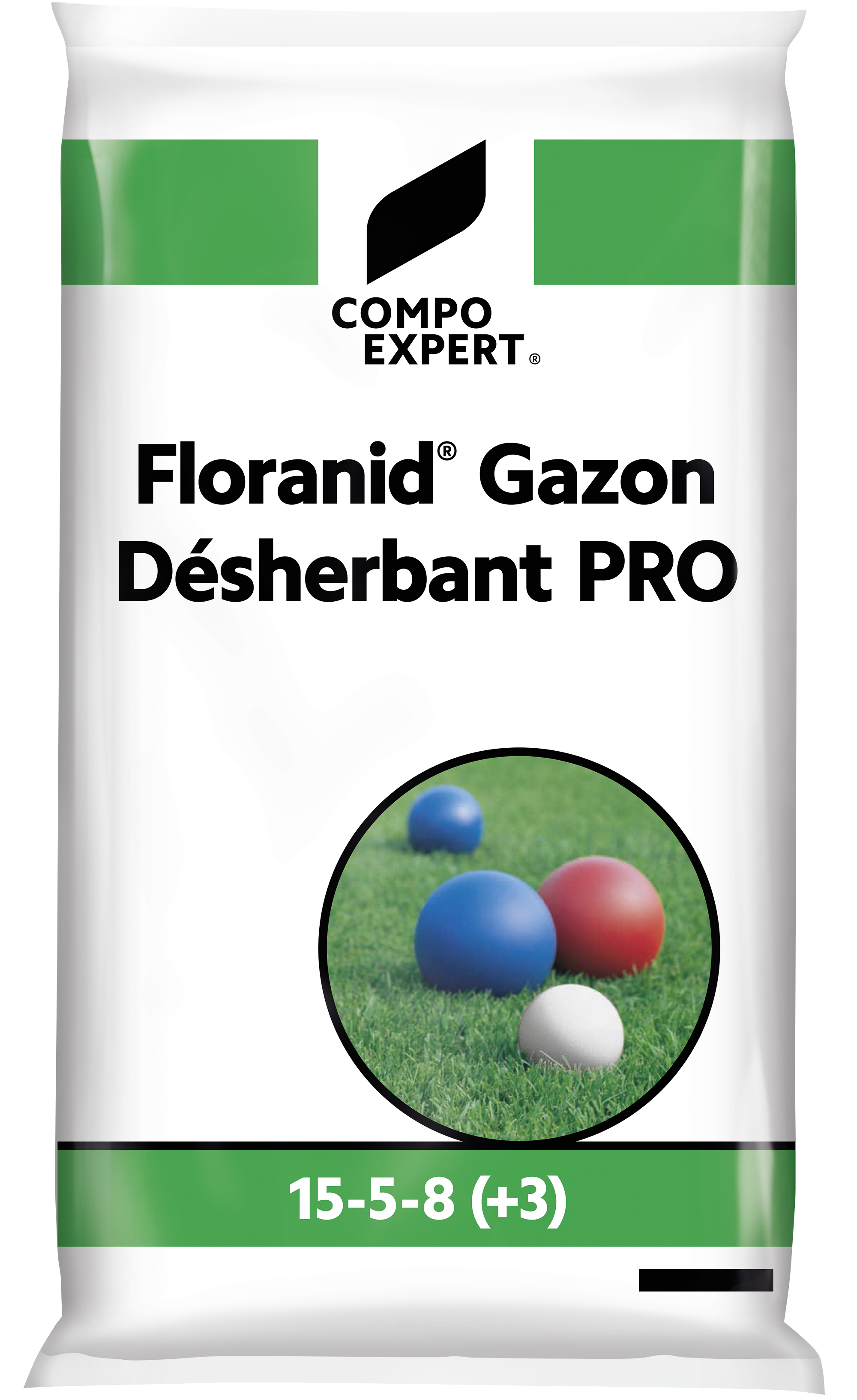 Floranid® Gazon Désherbant Pro 15-5-8(+3+oligo-éléments)