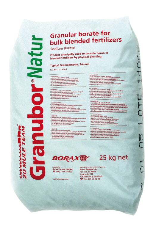 Precio de venta de fertilizantes uso Borax Decahidrato granulado