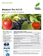 Blaukorn Pro 14 7 17 engrais NPK