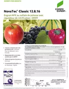 NovaTec Classic 12 8 16 engrais NPK avec DMPP