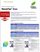 NovaTec Duo engrais NP DMPP et microorganisme reglage fertiliseur