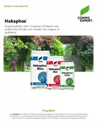 Hakaphos engrais soluble complet pour production florale, vasques et jardinières