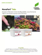 NovaFert tabs engrais action lente isodur crotodur  fleurissement