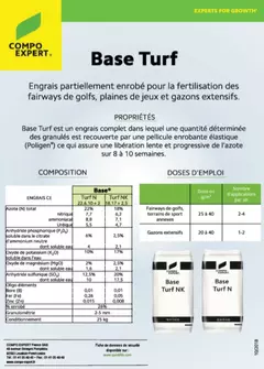 Base Turf N et Turf NK_fiche technique_FR Base Turf N et Turf NK_fiche technique_FR