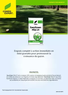 EasyGreen Mini 21_fiche technique_FR