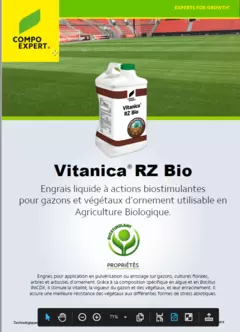 Vitanica RZ BIO Biostimulant gazon végétaux ornement 