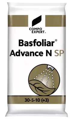 Abono foliar rico en nitrógeno Basfoliar® Advance N SP