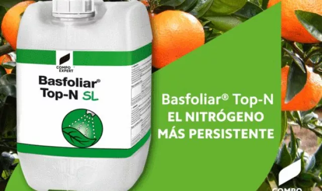 Basfoliar® Top-N es una solución de liberación lenta de nitrógeno en forma de Urea formaldehido diseñado especialmente para aplicación foliar.