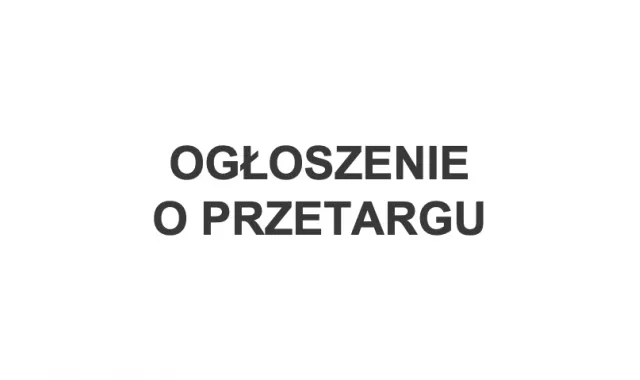 ogloszenie o przetargu - obraz