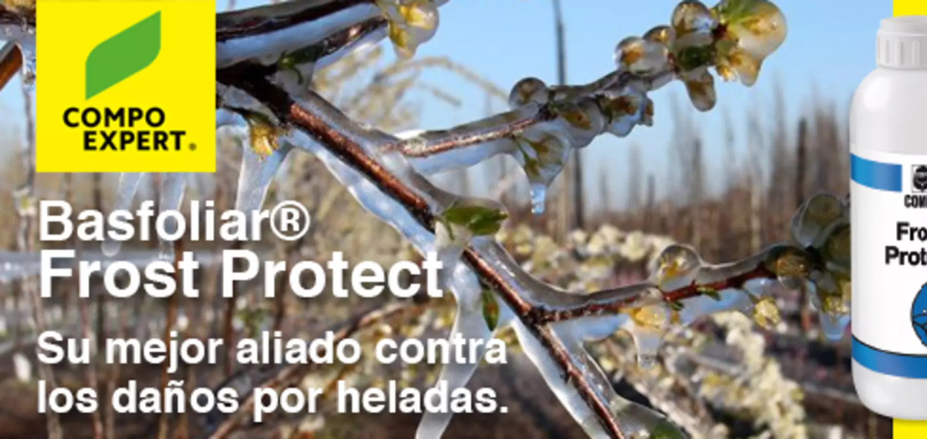 Basfoliar® Frost Protect es un bioestimulante creado para proteger los cultivos de las bajas temperaturas.