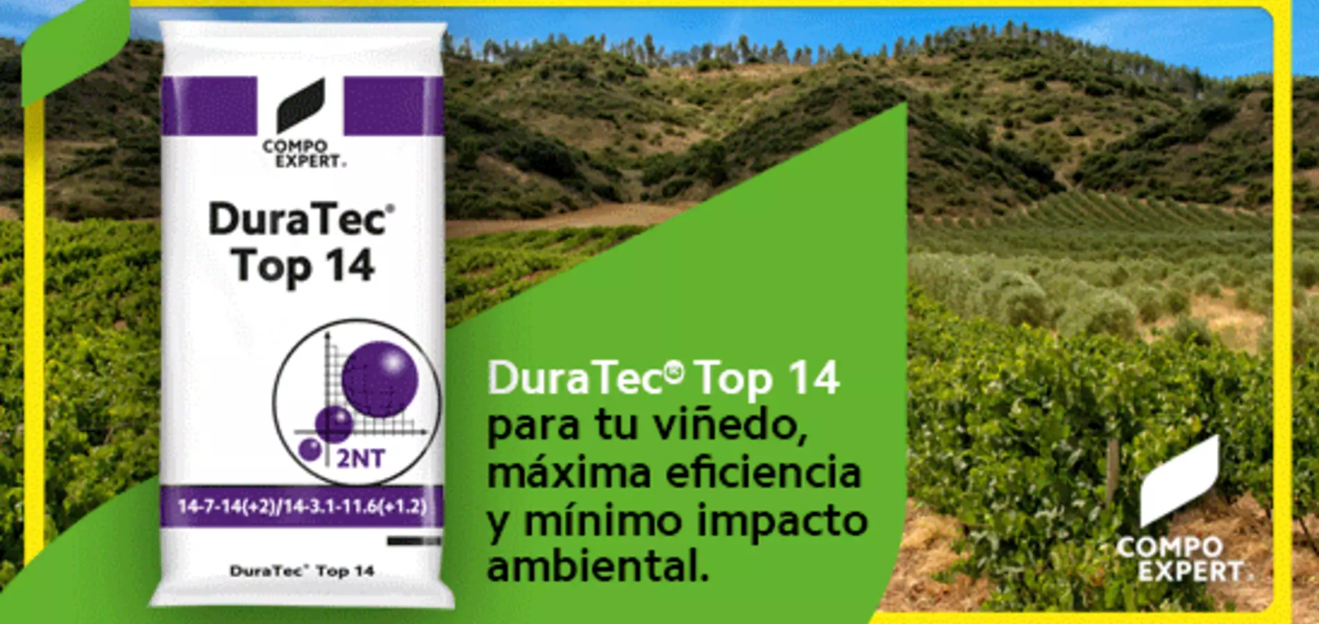 DuraTec® Top 14, el fertilizante idóneo para la viña