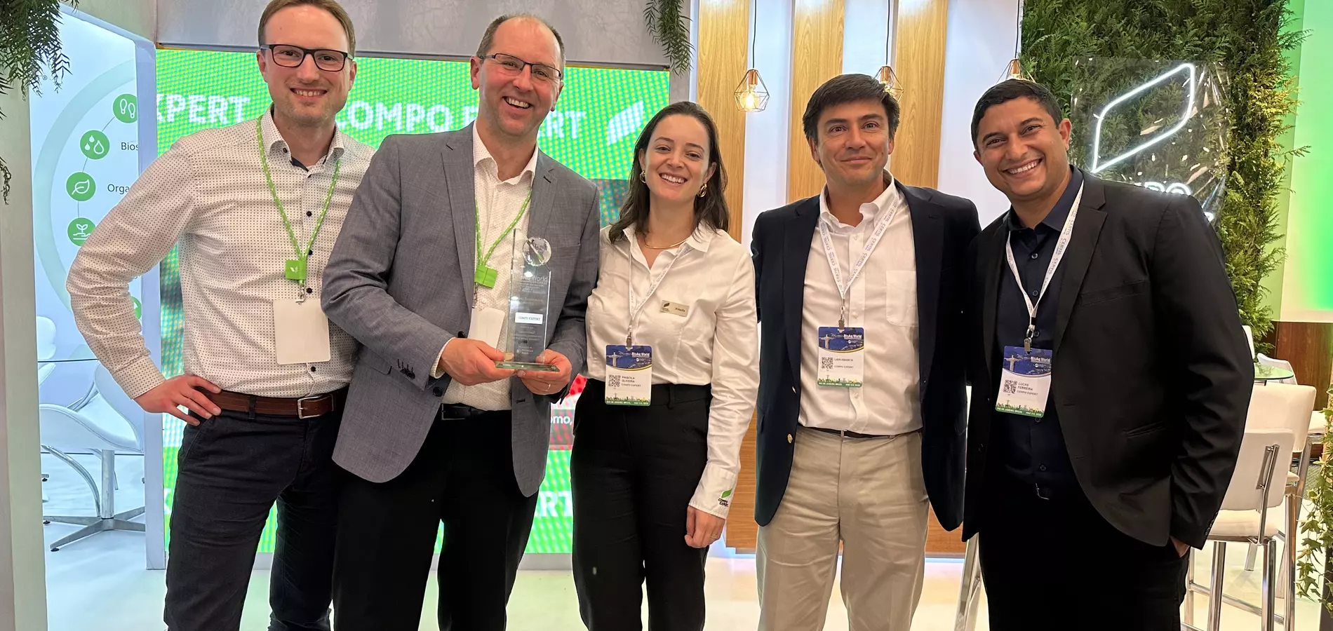 COMPOEXPERT ganador del Premio BioAg a la innovación en la nutrición vegetal