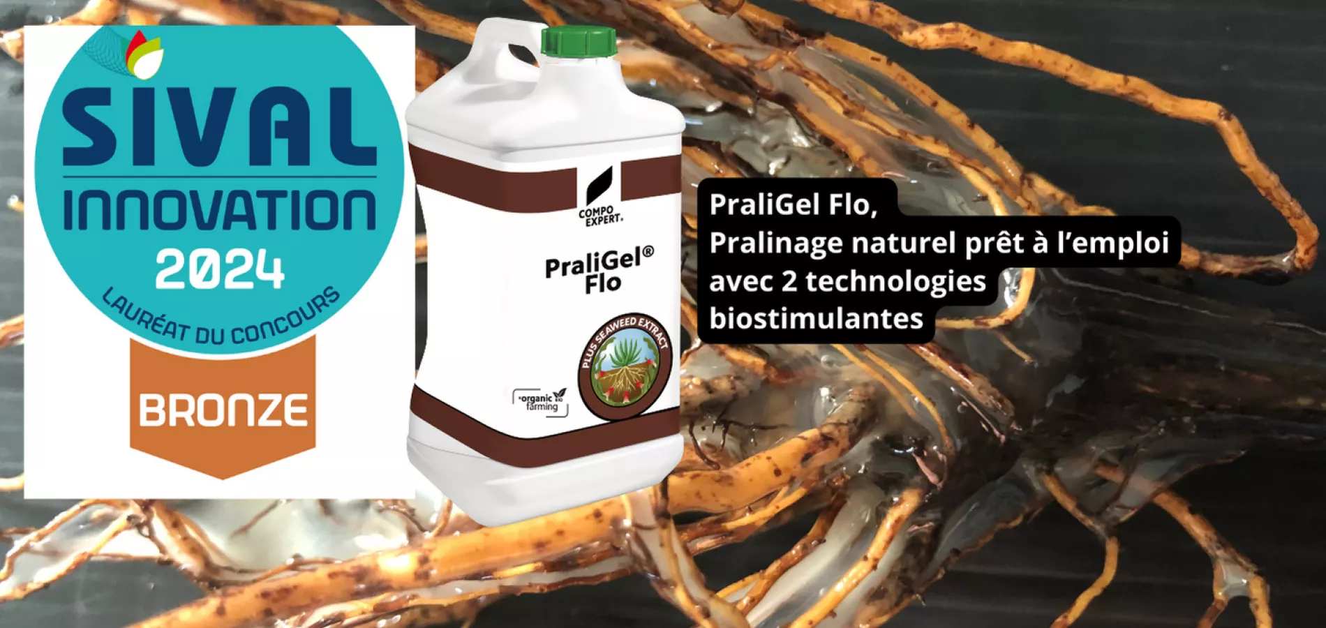 PraliGel Flo pralinage biostimulant pour maximiser la reprise plantations racines nues