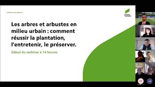 Plantation et entretien des arbres et arbustes en zone urbaine_webinar Plantation et entretien des arbres et arbustes en zone urbaine_webinar