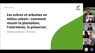 Plantation et entretien des arbres et arbustes en zone urbaine_webinar