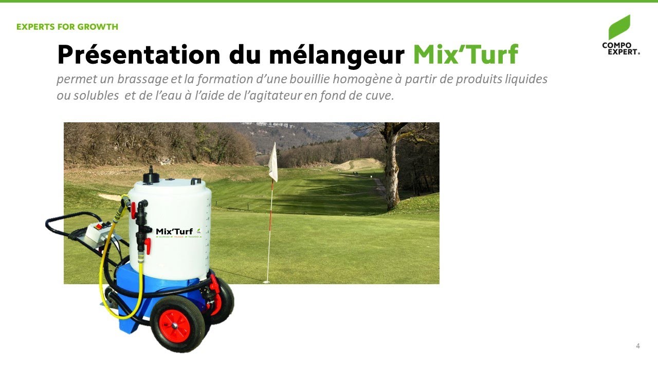 TerraPlus Solub NPK  et le mélangeur Mix Turf_video dissolution